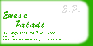 emese paladi business card